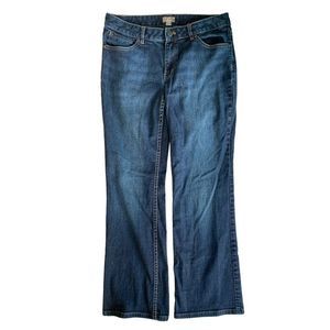 J Jill Bootcut Dark Wash Jeans 6